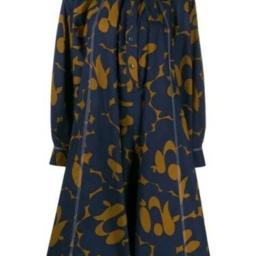 Marni Smock Print Dress - Picture 2 of 6